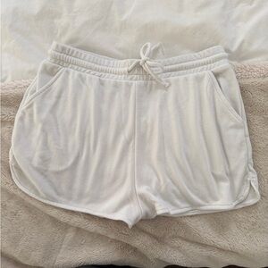 Zara Women's White Athletic Shorts